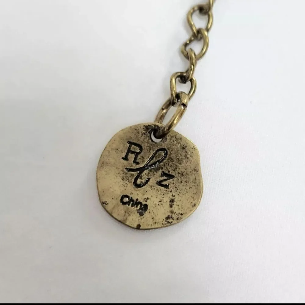 Luxe Rachel Zoe Multi Strand Bead and Charm Necklace NWOT - Picture 7 of 7